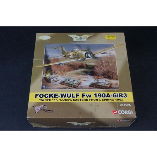 278 - Six Boxed Corgi Aviation Archive diecast models to include 1/72 AA33204 McDonnell Douglas F-4C Phant... 