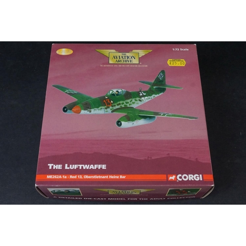 278 - Six Boxed Corgi Aviation Archive diecast models to include 1/72 AA33204 McDonnell Douglas F-4C Phant... 