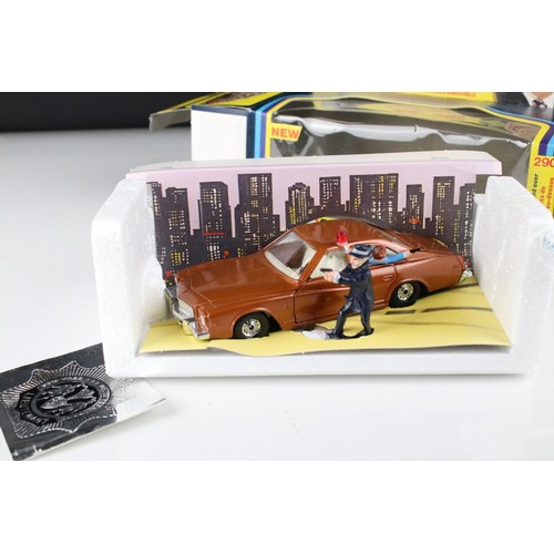 504 - Boxed Corgi 290 Kojak Buick diecast ,model, complete with figure and Police badge (unused) ex