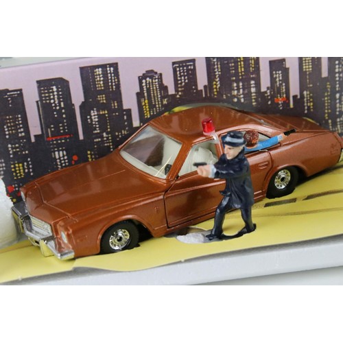 504 - Boxed Corgi 290 Kojak Buick diecast ,model, complete with figure and Police badge (unused) ex