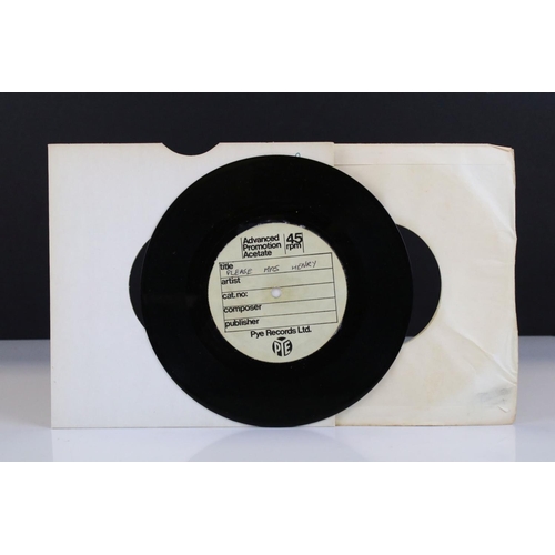 454 - Vinyl - Bob Dylan Please Mrs. Henry 1967 Pye Records one sided UK Acetate. Unreleased earlier versio... 