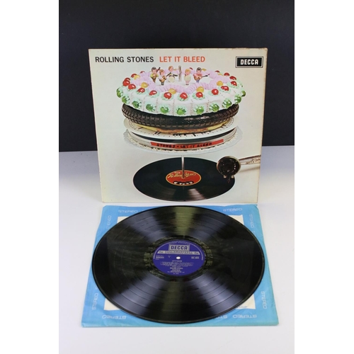 463 - Vinyl - The Rolling Stones Let It Bleed UK Boxed Decca Stereo issue with original poster and origina... 