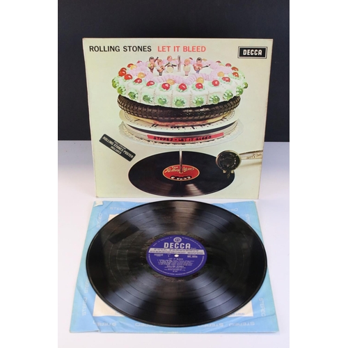 464 - Vinyl - The Rolling Stones Let It Bleed UK 1st press promo sample, unboxed Decca stereo issue with o... 