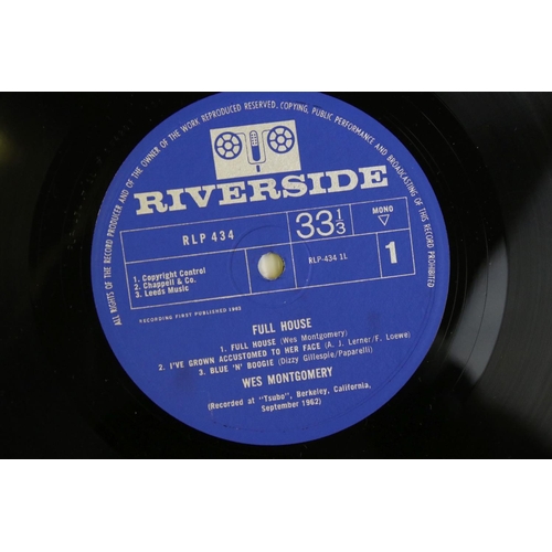 473 - Vinyl - Jazz / Hard Bop Wes Montgomery Full House.  Original UK 1st Mono pressing on Riverside recor... 