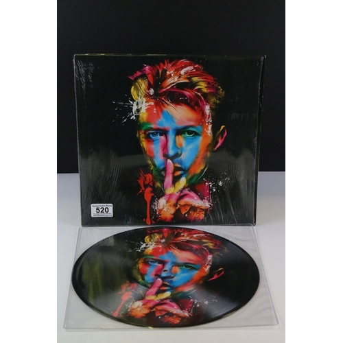 520 - Vinyl - David Bowie  The Man Who Play In Dublin picture disc LP DB1256, sleeves & vinyl ex *