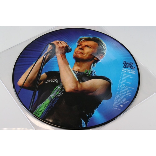 520 - Vinyl - David Bowie  The Man Who Play In Dublin picture disc LP DB1256, sleeves & vinyl ex *