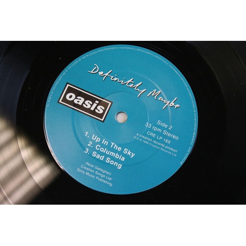 802 - Vinyl - Oasis Definitely Maybe on Creation CRE LP 169.  Gatefold sleeve showing signs of shelfwear a... 