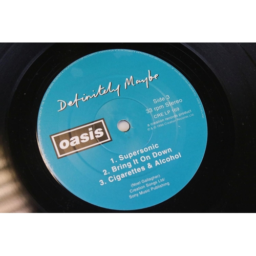 802 - Vinyl - Oasis Definitely Maybe on Creation CRE LP 169.  Gatefold sleeve showing signs of shelfwear a... 