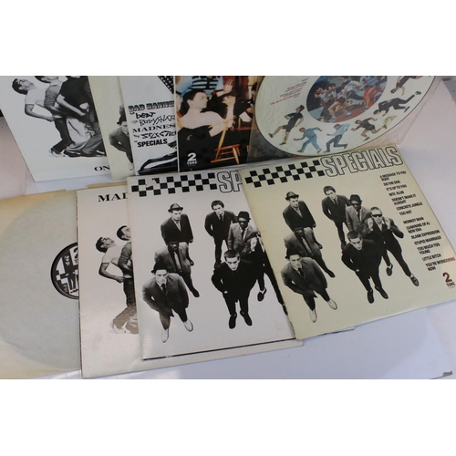 809 - Vinyl - 10 2 Tone / Ska records including Specials, Madness, Best Of British Compilation.  Condition... 