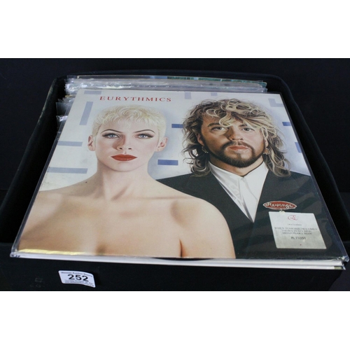 252 - Vinyl - Around 55 Pop and Rock LPs to include Eurythmics, Prince, Bee Gees, Monkees, Wings, Erasure,... 