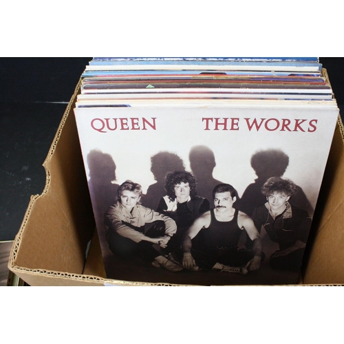 681 - Vinyl - Pop & Rock collection of over 100 LP's to include Madonna, Men At Work, Suzi Quatro, Stevie ... 