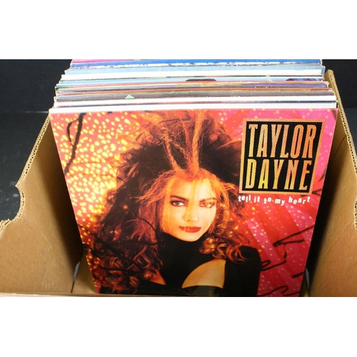 681 - Vinyl - Pop & Rock collection of over 100 LP's to include Madonna, Men At Work, Suzi Quatro, Stevie ... 