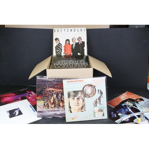 698 - Vinyl - Rock & Pop collection of approx 60 LP's including Blondie, Rush, Elton John, Blue Oyster Cul... 