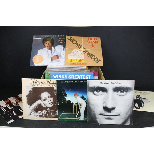 716 - Vinyl - Pop collection of over 60 LP's plus a few 12 inch singles.  Artists include Wings, Duran Dur... 