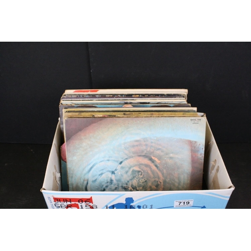 719 - Vinyl - Approx 30 LP's mainly rock & pop including Deep Purple x 3, Rolling Stones x 4, Led Zeppelin... 