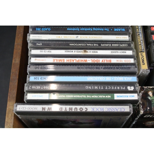 310 - CDs - Around 100 CDs to include Queen, Eric Clapton, The Doors, Elvis Costello etc featuring Intervi... 