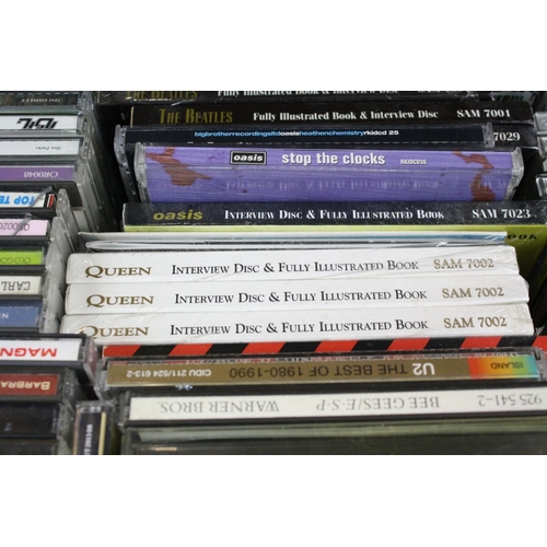 310 - CDs - Around 100 CDs to include Queen, Eric Clapton, The Doors, Elvis Costello etc featuring Intervi... 