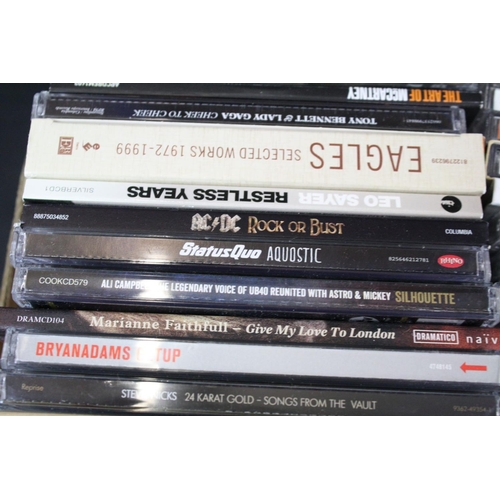 312 - CDs - Around 115 CDs to include Staus Quo, Tracy Chapman, ACDC, Eagles, David Bowie, Counting Crows ... 