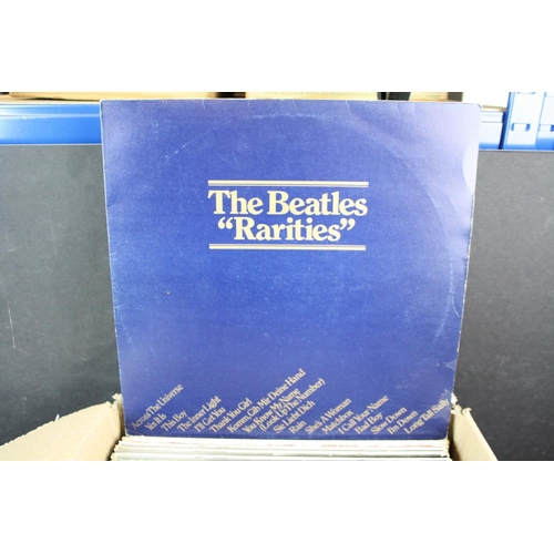 323 - Vinyl - Approx 50 rock LP's featuring The Beatles x 8, Genesis x 5, Queen x 13, Yes x 3, Lennon x 12... 