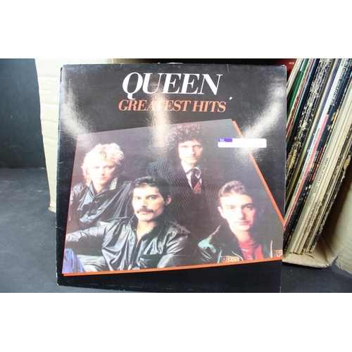 347 - Vinyl - Around 45 LP's & 45's from Queen & Members to include Greatest Hits, A Night At The Opera, N... 