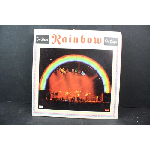 349 - Vinyl - 24 Rainbow LP's to include Difficult To Cure, Down To Earth, Long Live Rock N Roll, Rainbow ... 