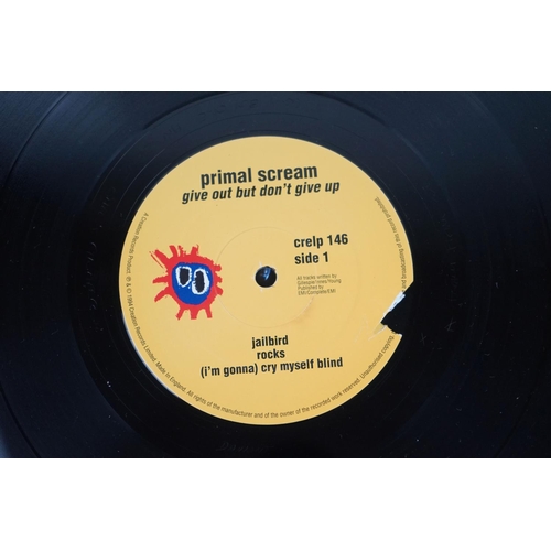 146 - Vinyl - Two Primal Scream 2 LPs on Creation to include Give Out But Don't Give Up CRE146 and Vanishi... 