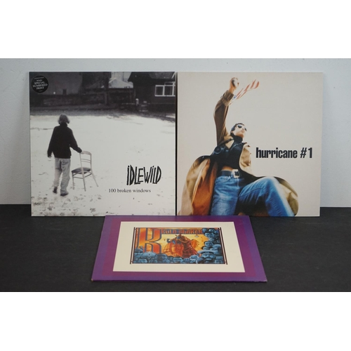 201 - Vinyl - Three Indie / Rock LPs to include Idlewild 100 Broken Windows with ltd edn numbered print (0... 