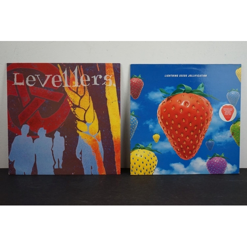 202 - Vinyl - Two LPs to include Lightning Seeds Jollification on Epic 4772371 and Levellers WOL1034, vg+