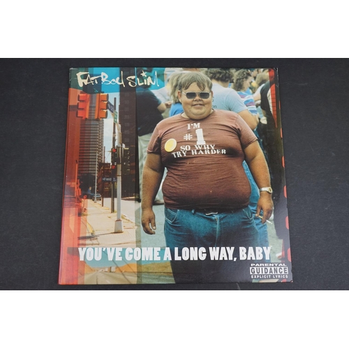 221 - Vinyl - Four LPs to include Fat Boy Slim You've Come A Long Way Baby, Leftfield Rhythm and Stealth, ... 