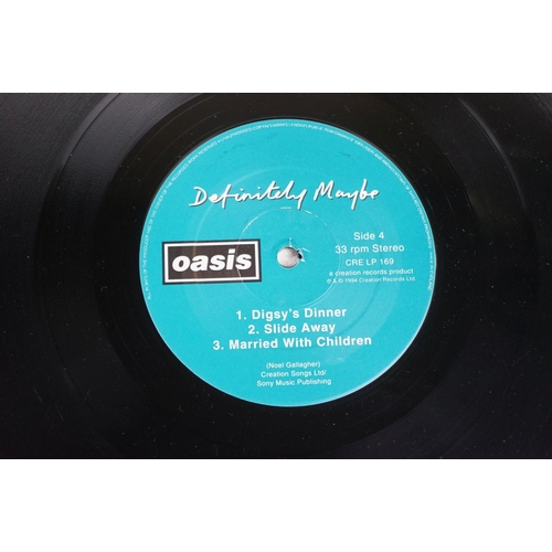 1 - Vinyl - Oasis Definitely Maybe 2 LP on Creation CRE LP 169, sleeves vg+ with minor wear, vinyl ex