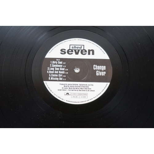 110 - Vinyl - Shed Seven Change Giver LP on Polydor 523615-1, sleeves vg+, vinyl ex