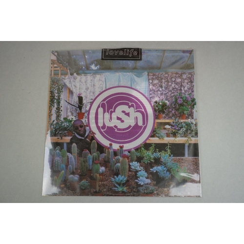 116 - Vinyl - Two Lush LPs to include Lovelife CAD6004, sticker sleeve opened, with insert, clear vinyl an... 