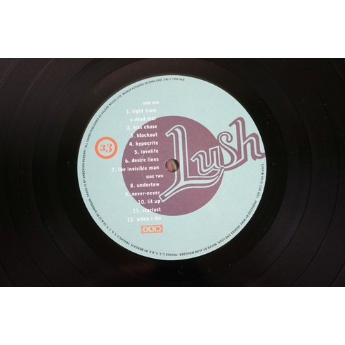 116 - Vinyl - Two Lush LPs to include Lovelife CAD6004, sticker sleeve opened, with insert, clear vinyl an... 