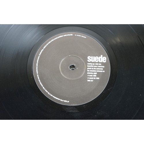 122 - Vinyl - Two Suede LPs to include self titled Nude 1LP and Coming Up Nude 6LP, sleeves and vinyl ex