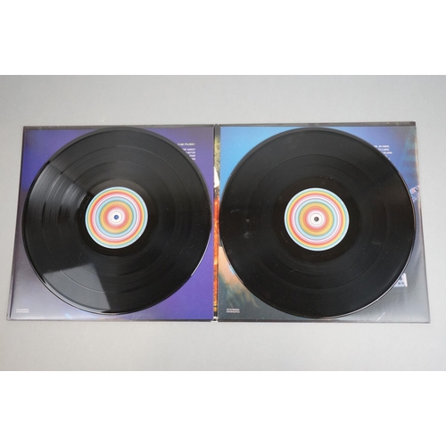 126 - Vinyl - The Music self titled 2 LP on Hut HUTDLP76, with inner sleeves, original HMV price sticker t... 