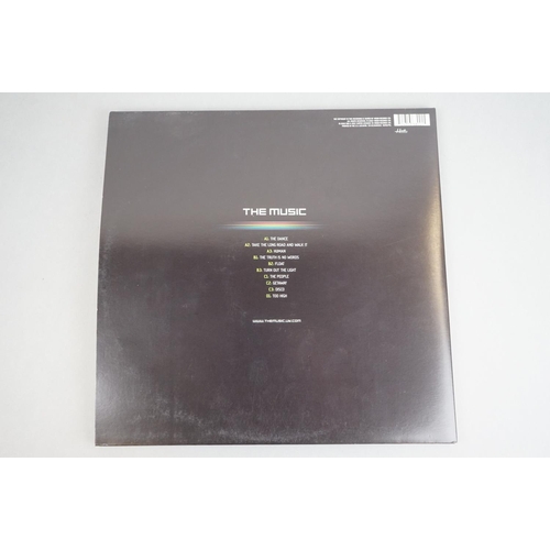 126 - Vinyl - The Music self titled 2 LP on Hut HUTDLP76, with inner sleeves, original HMV price sticker t... 