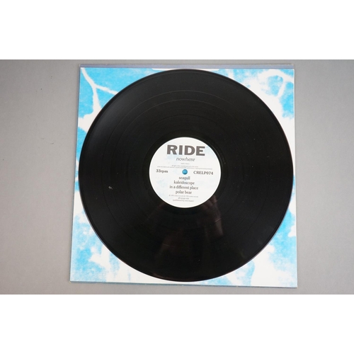 138 - Vinyl - Ride Nowehere LP on Creation CRELP074, sleeve with original sticker, sleeves vg+. vinyl ex