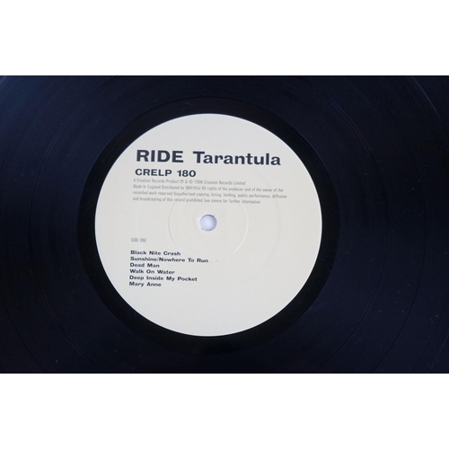 139 - Vinyl - Ride Tarantula LP on Creation CRELP180, with inner sleeve, sleeves vg+, vinyl vg++