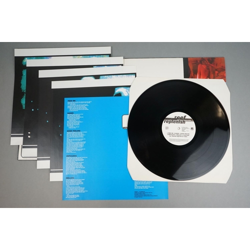 140 - Vinyl - Reef Replenish LP on Sony 4806981 with 5 inserts, sleeves and vinyl ex