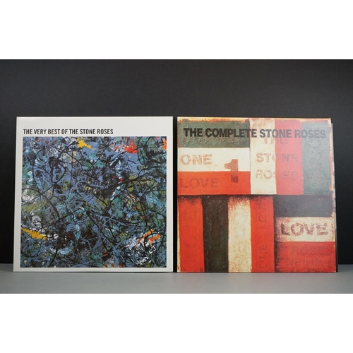 17 - Vinyl - Two The Stone Roses LPs to include The Complete... on Silvertone ORE 2 LP 535 with inner sle... 