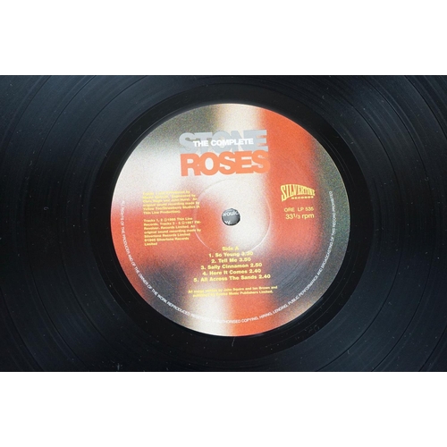 17 - Vinyl - Two The Stone Roses LPs to include The Complete... on Silvertone ORE 2 LP 535 with inner sle... 