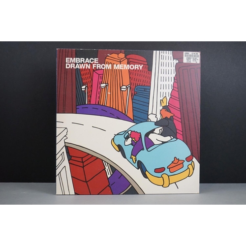 21 - Vinyl - Embrace Drawn From Memory LP on Hut HUTLP60, sleeve with original HMV price sticker to cover... 