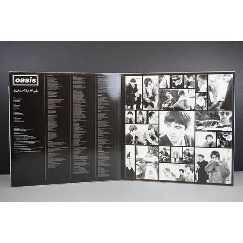 22 - Vinyl - Oasis Definitely Maybe 2 LP on Creation CRE LP 169, sleeves vg with wear particularly to top... 