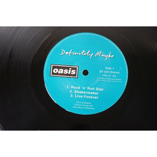 22 - Vinyl - Oasis Definitely Maybe 2 LP on Creation CRE LP 169, sleeves vg with wear particularly to top... 