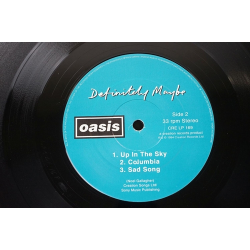 22 - Vinyl - Oasis Definitely Maybe 2 LP on Creation CRE LP 169, sleeves vg with wear particularly to top... 