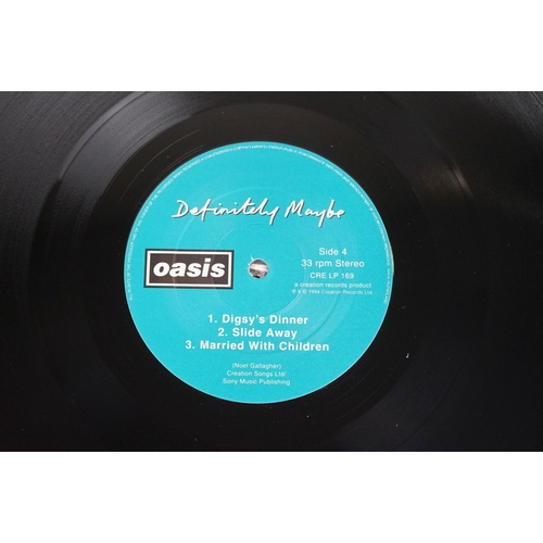 22 - Vinyl - Oasis Definitely Maybe 2 LP on Creation CRE LP 169, sleeves vg with wear particularly to top... 