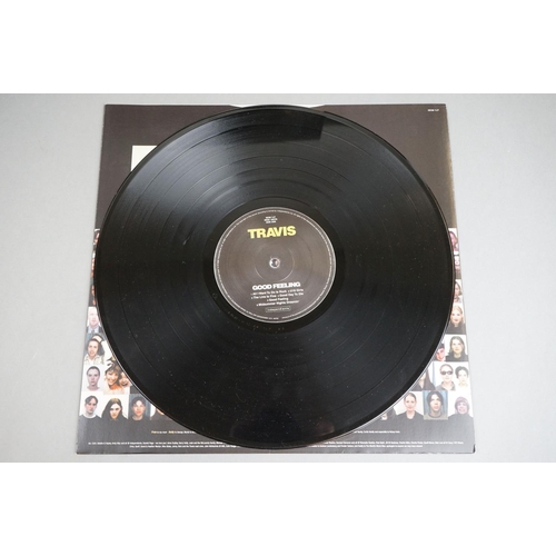 7 - Vinyl - Travis Good Feeling LP on Independiente ISOM 1LP, with black cover, sticker to cover, inner ... 