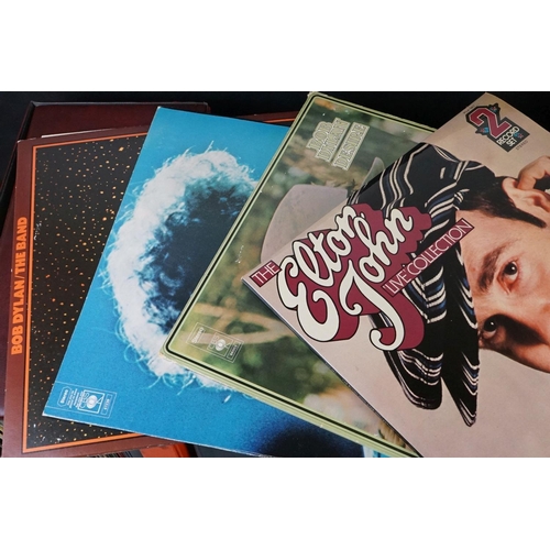 182 - Vinyl - Rock Pop and Folk collection of approx 45 LPs to include Roxy Music, Al Stewart, Focus, The ... 