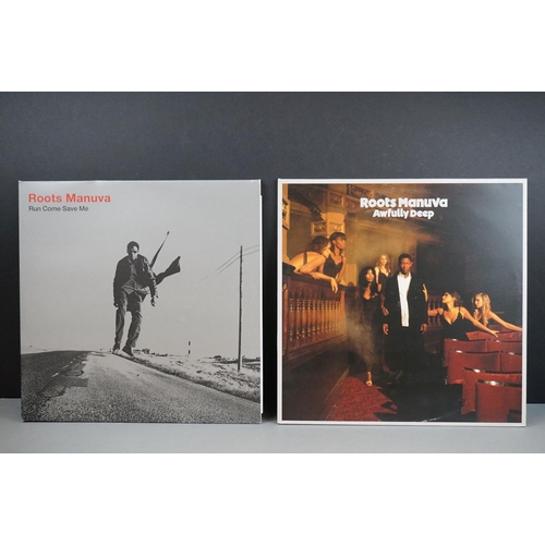 232 - Vinyl - Two Roots Manuva LPs to include Awfully Deep BD072 and Run Come Save Me BD032, sleeves and v... 