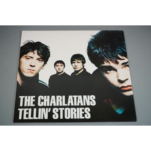 33 - Vinyl - Four Charlatans LPs to include Us and Us Only MCA60069 (corner knock to sleeves), Tellin' St... 